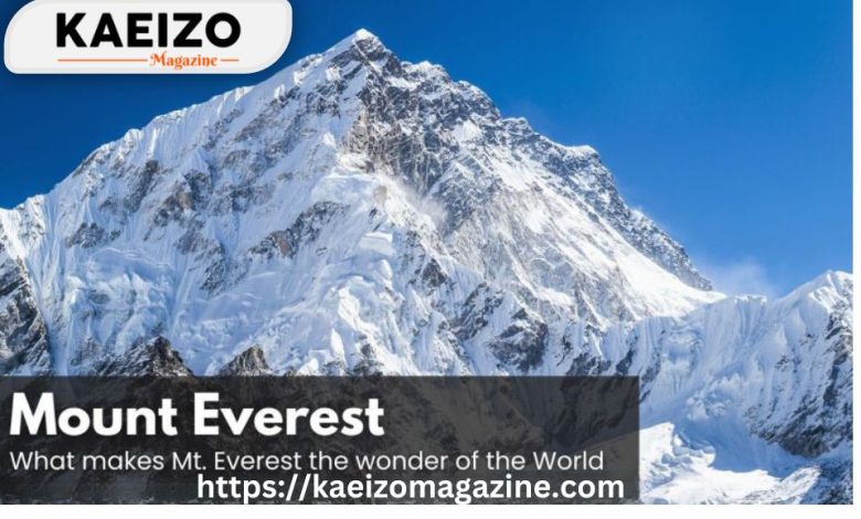 What makes Mt. Everest the wonder of the World