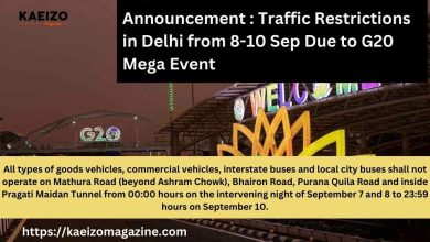 Details On Traffic Restrictions In Delhi From 8 To 10 September Due To G20 Mega Event