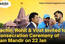 Sachin, Virat, Rohit has been invited for consecration ceremony of Ram temple on 22 Jan