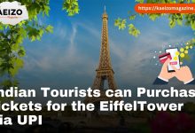 Indian tourists can now purchase tickets for Eiffel Tower via UPI