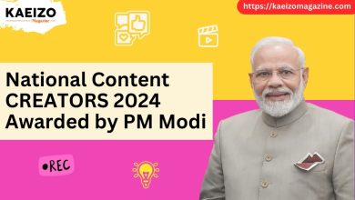 National content creators 2024 awarded by  Modi.