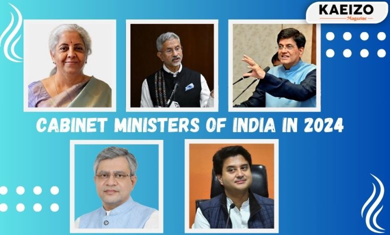 Cabinet Ministers Of India In 2024