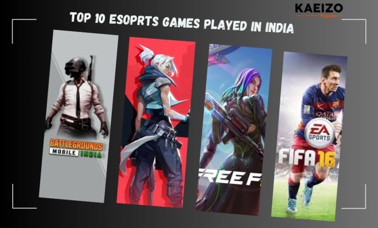 Top 10 Esoprts Games Played In India