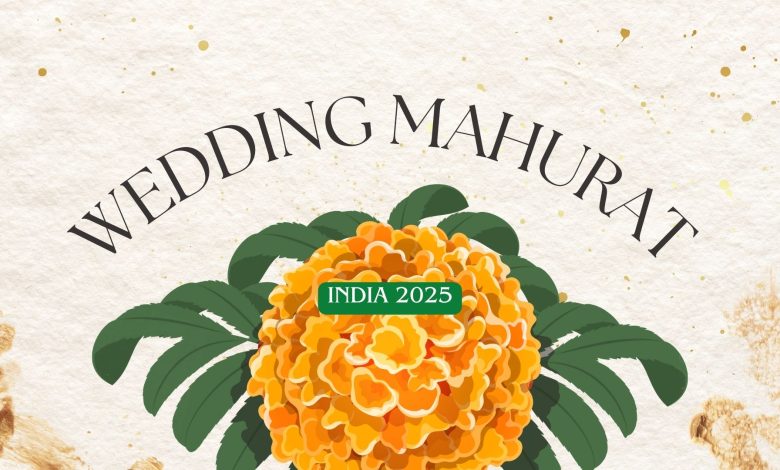 Indian Wedding Muhurat 2025