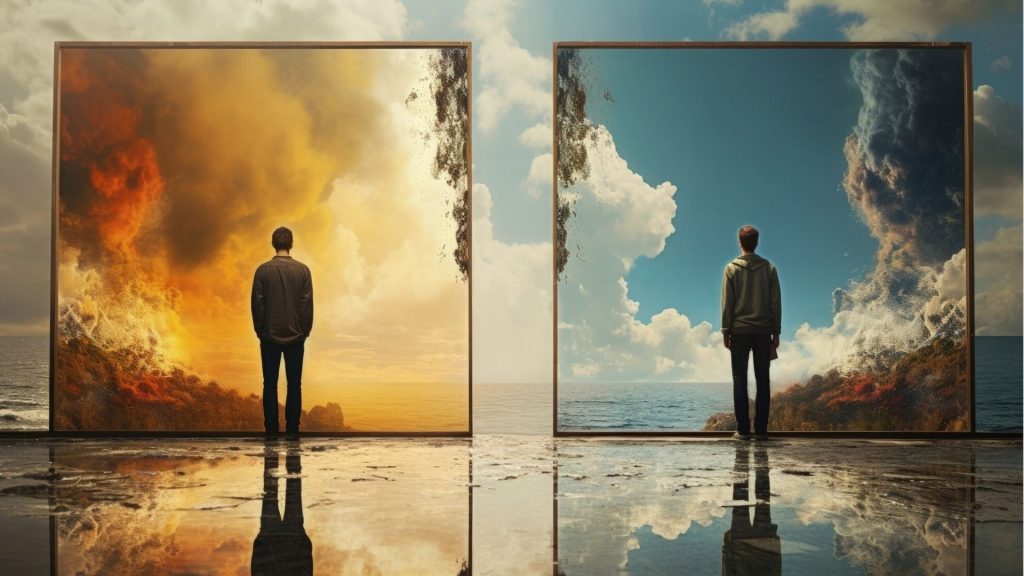 Visual of breaking limiting beliefs