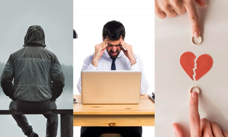 Loneliness, toxic workplace, and relationship failure in modern society