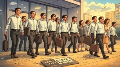 Layoff trends showing number of jobs lost in 2025 by month