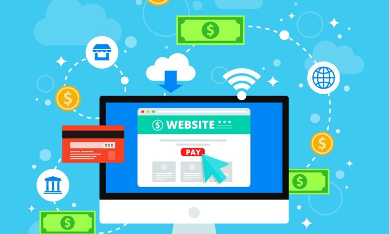 Smartphone with money and digital tool icons, representing ways to earn money online