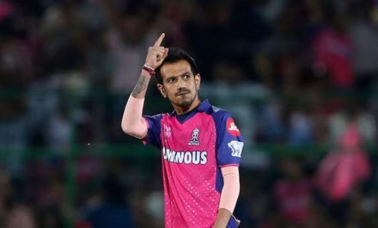 Yuzvendra Chahal during tough cricket match phase