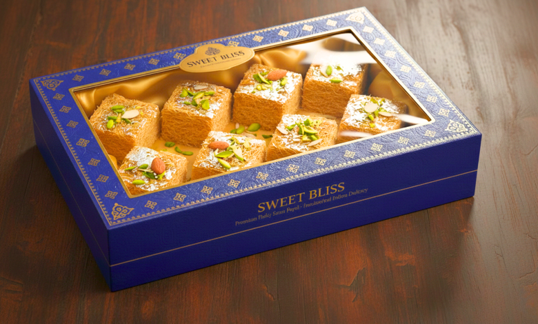 Premium gift box of Soan Papdi